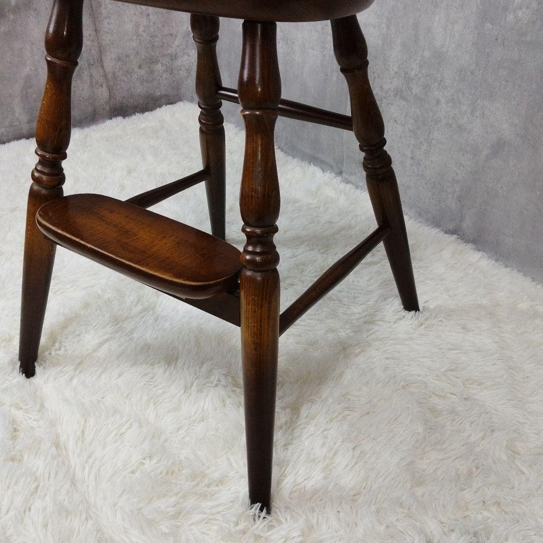 【送料込み】 飛騨産業・キツツキマーク・ハイチェア・子供用ベビーチェア