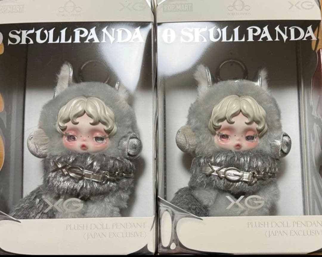 【新品未開封/正規品】POPMART XG スカルパンダぬいぐるみペンダント2個
