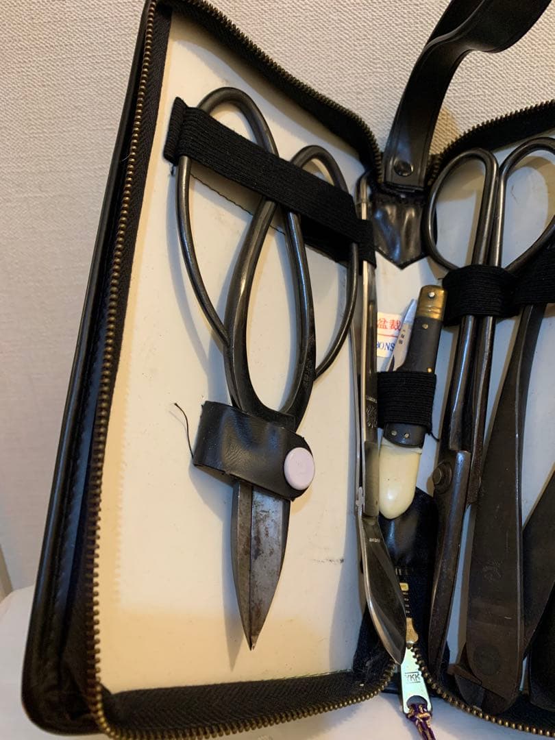 高級盆栽道具セット　6種類　ケース付き！　中古