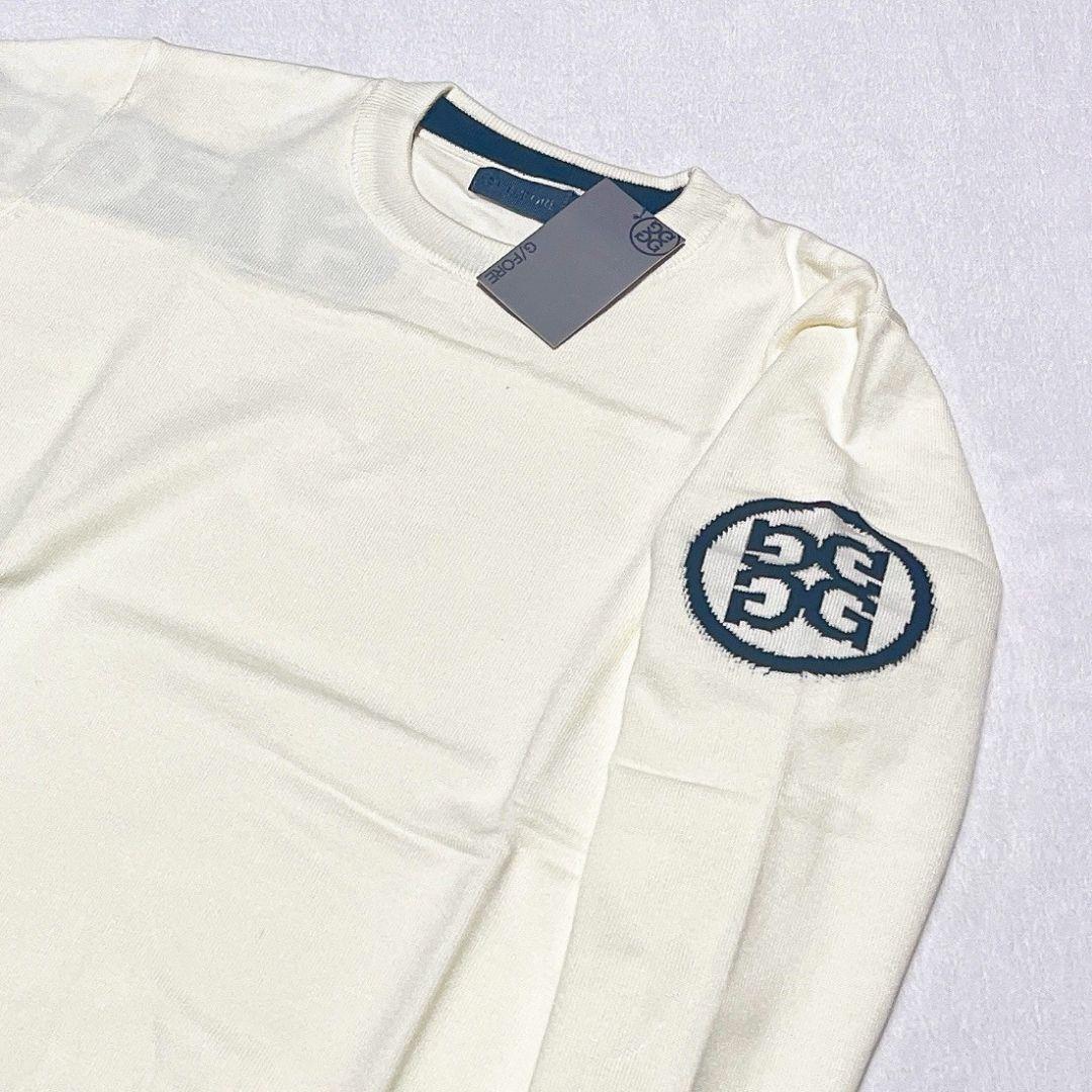 新品　G/FORE　ジーフォア　ゴルフ　セーター　ホワイト　M　メンズ