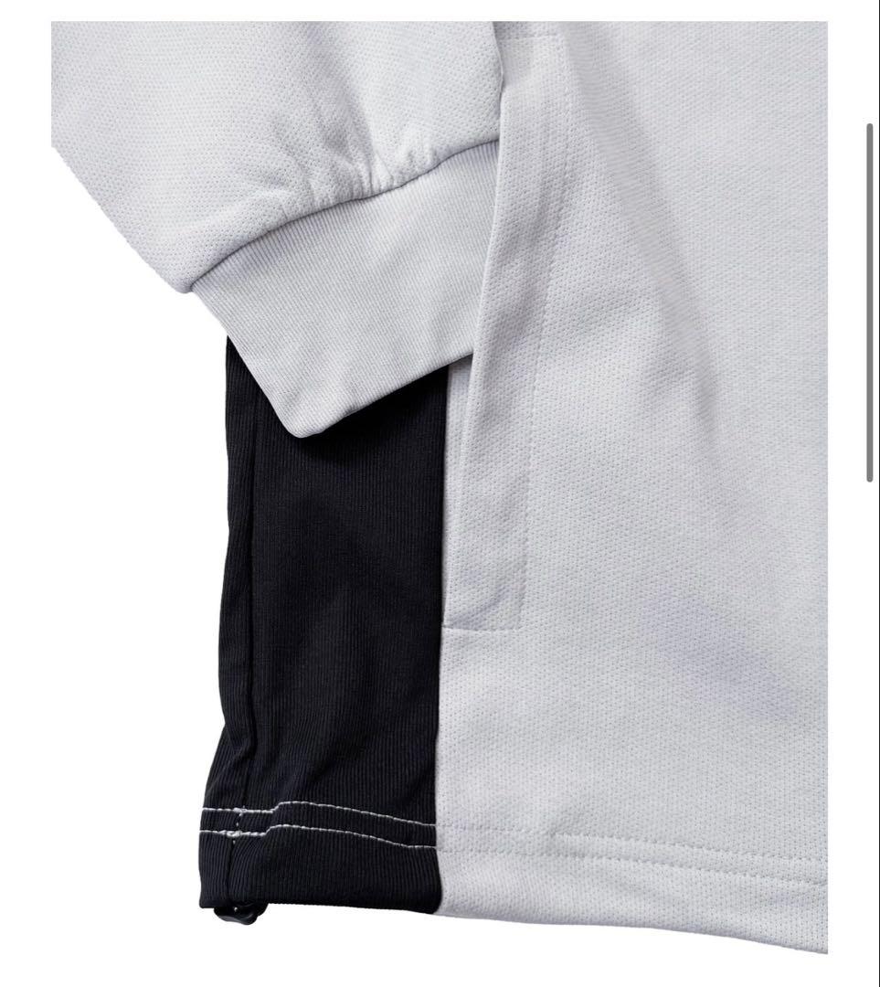 新品 golfickers ゴルフィッカーズ ロングスリーブジップシャツ グレー