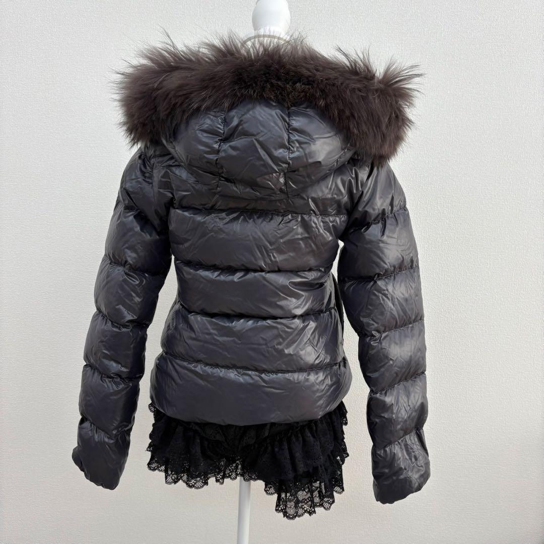 DUVETICA ファー付きダウン 定価13万 Y2K size40短丈 光沢