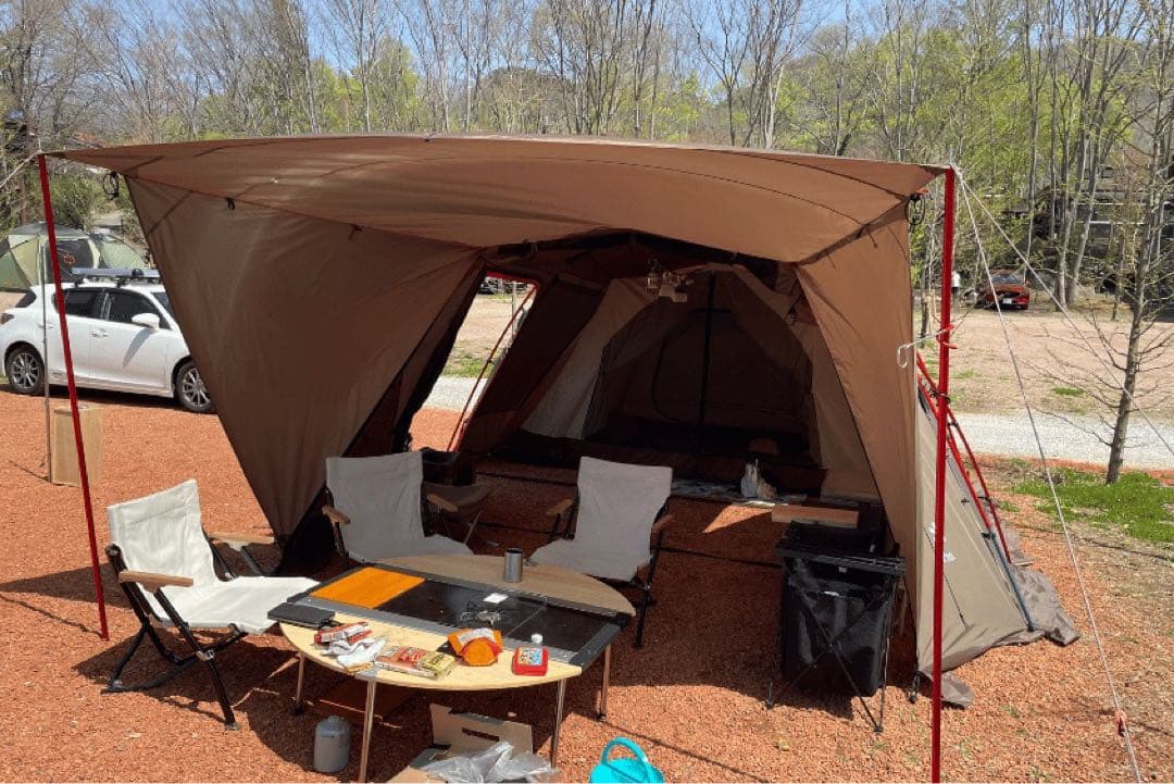 スノーピーク 雪峰祭 ランドロックPro. レッドフレームエディションセット③