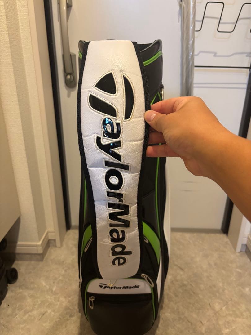 TaylorMade キャディバッグ ブラック/ホワイト/グリーン