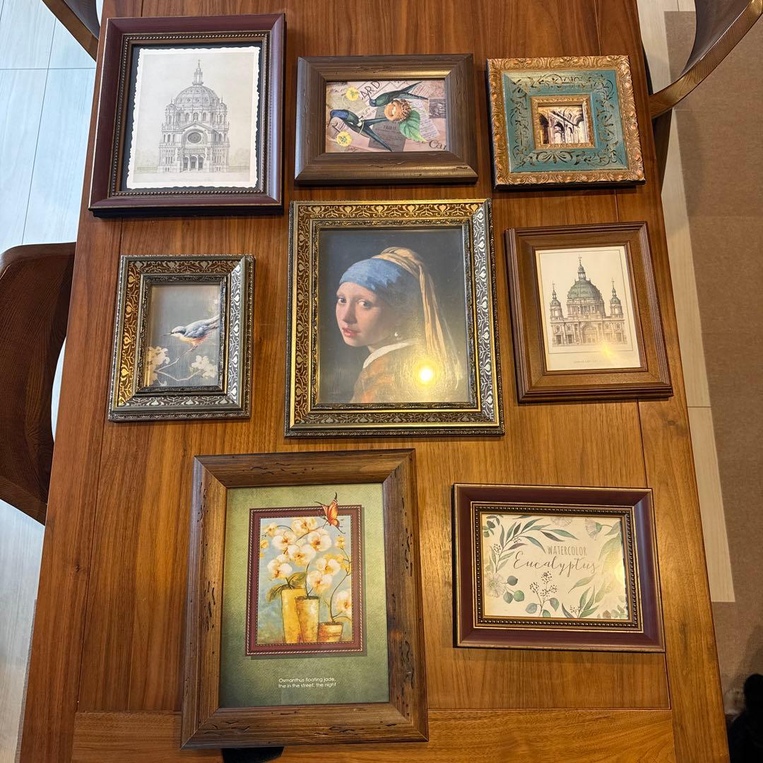 アンティーク　フォトフレーム　8点セット