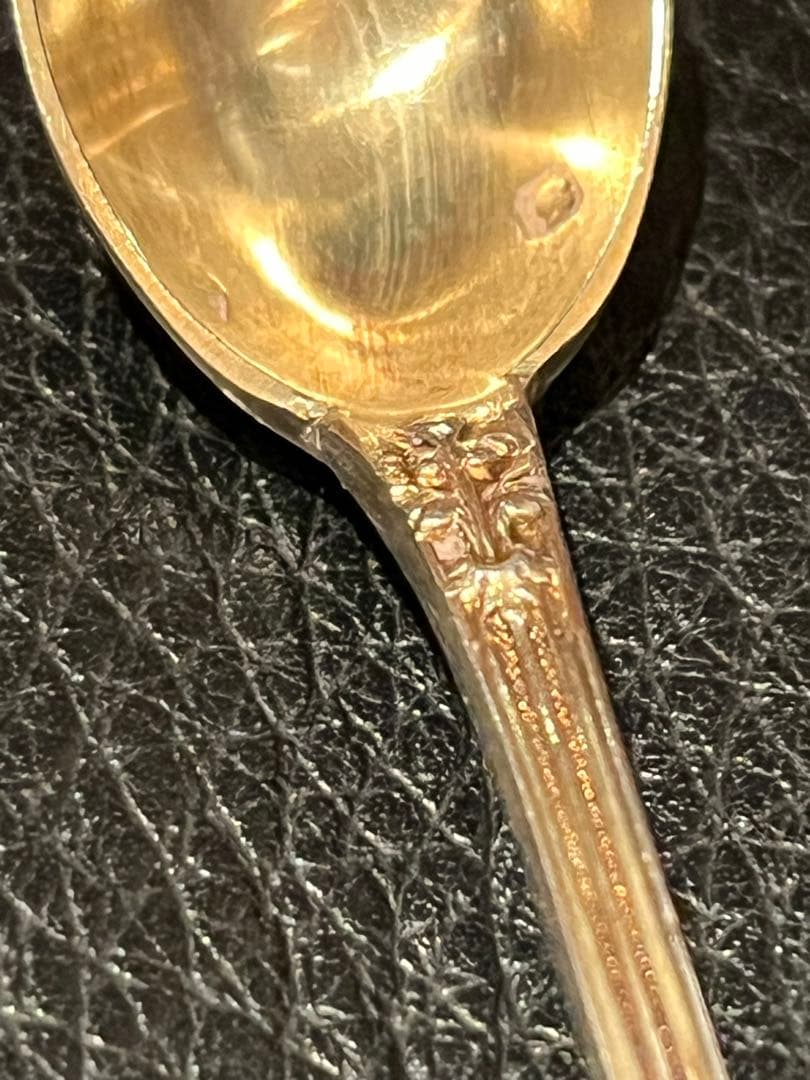 ピュイフォルカ　スターリングシルバー　純銀製　ミニスプーン　調味料などに