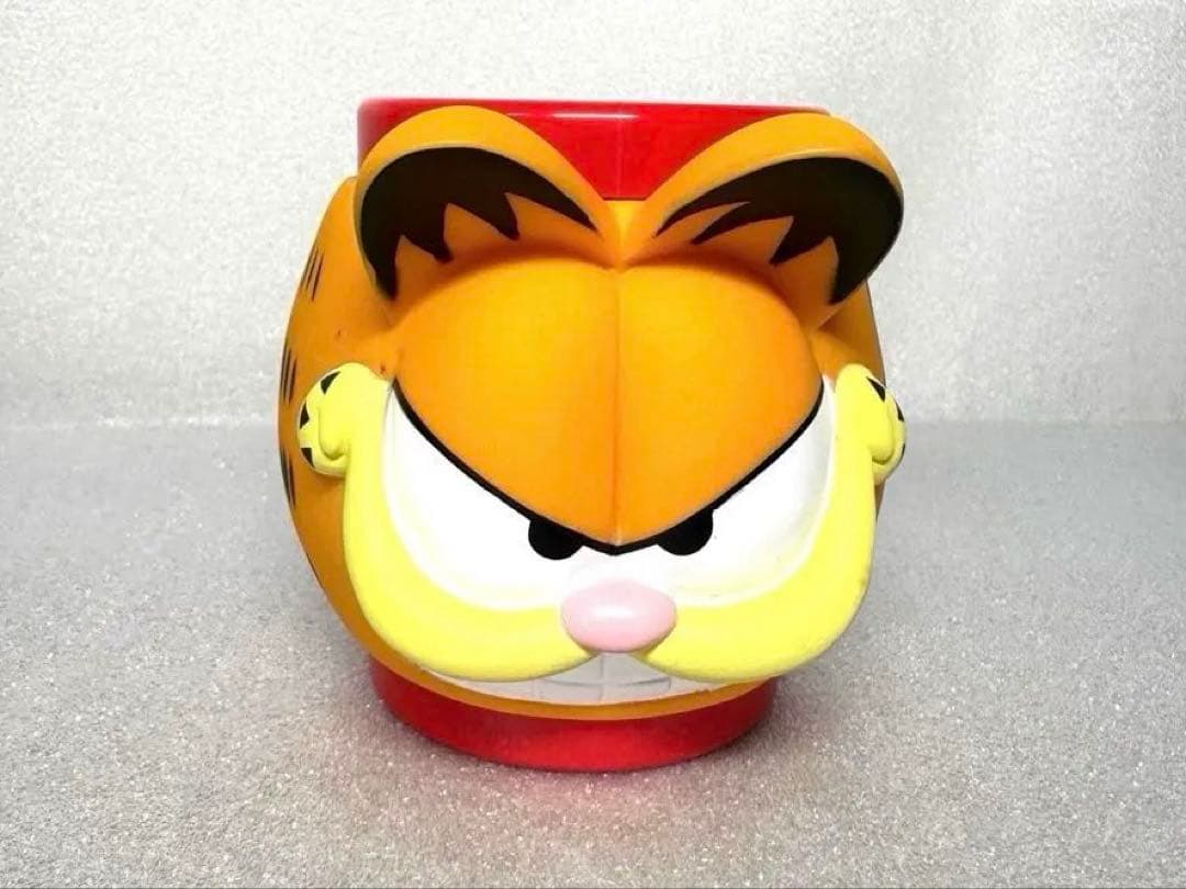 当時物　レトロ　SEGA ガーフィールド　レリーフカップ　セガ　未使用