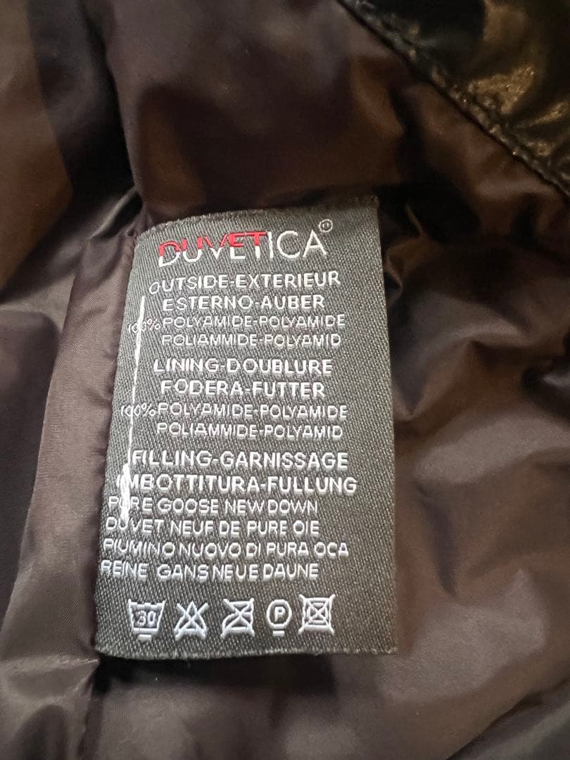 美品DUVETICA（デュベティカ）POLLUCE ブラックダウンジャケット50