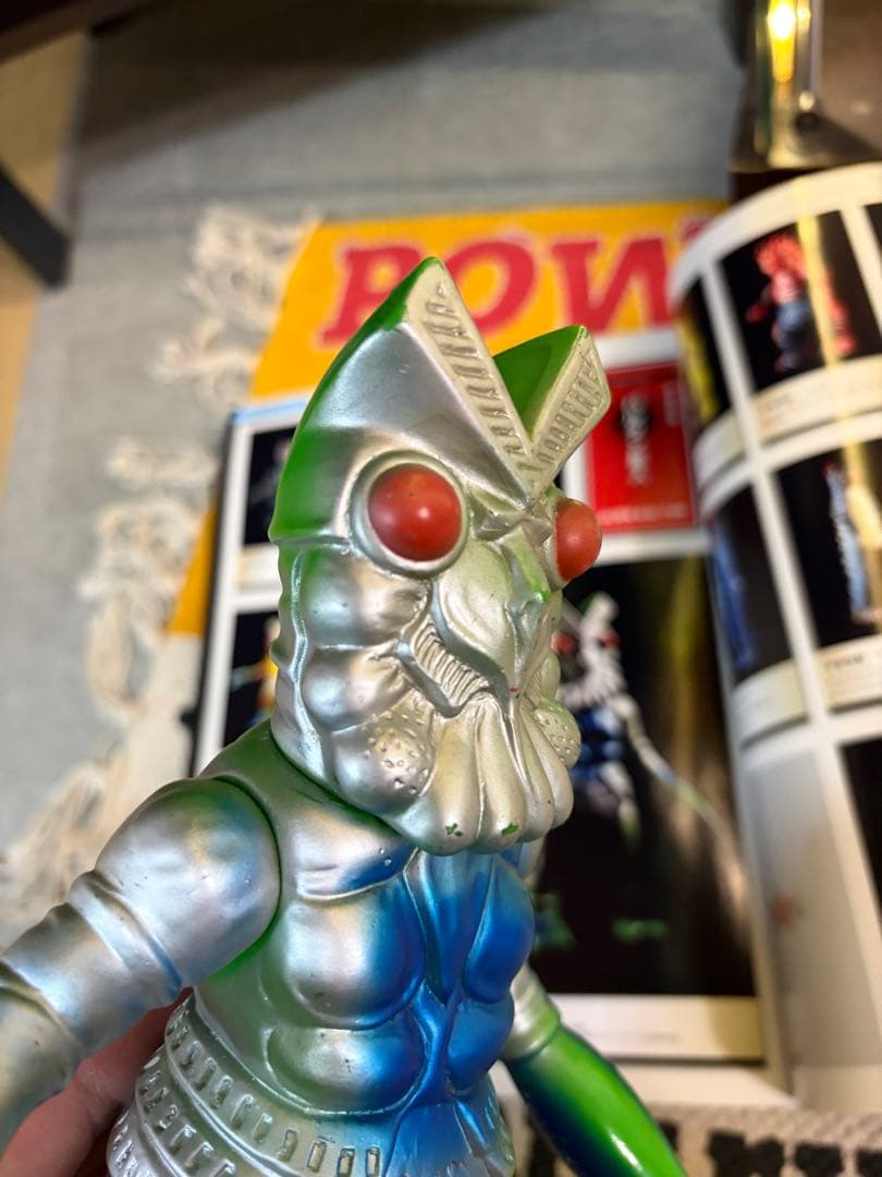 ブルマァク バルタン星人 ソフビ 当時物 恐らく1989年製造品 マルサン 復刻