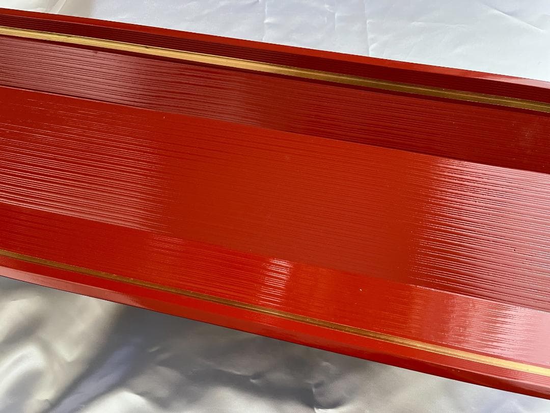 【宮内庁御用達】山田平安堂 特大60cm 樽盛器 金縁 朱塗り 伝統工芸 希少