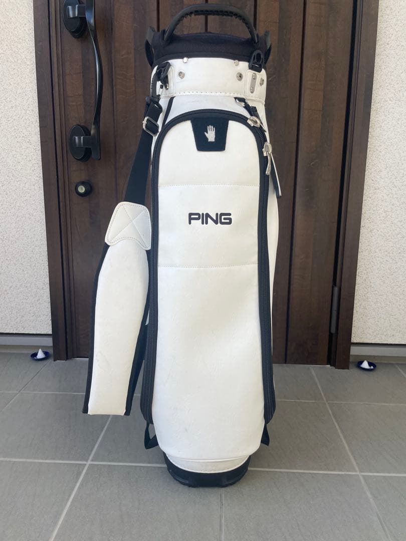 PING ゴルフバッグ・キャディバッグ ホワイト