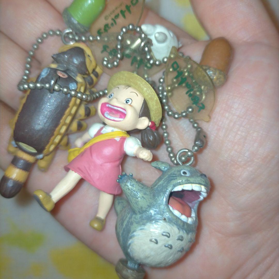 となりのトトロ！トトロ・ネコバス・メイ フィギュア ストラップセット まとめ売り