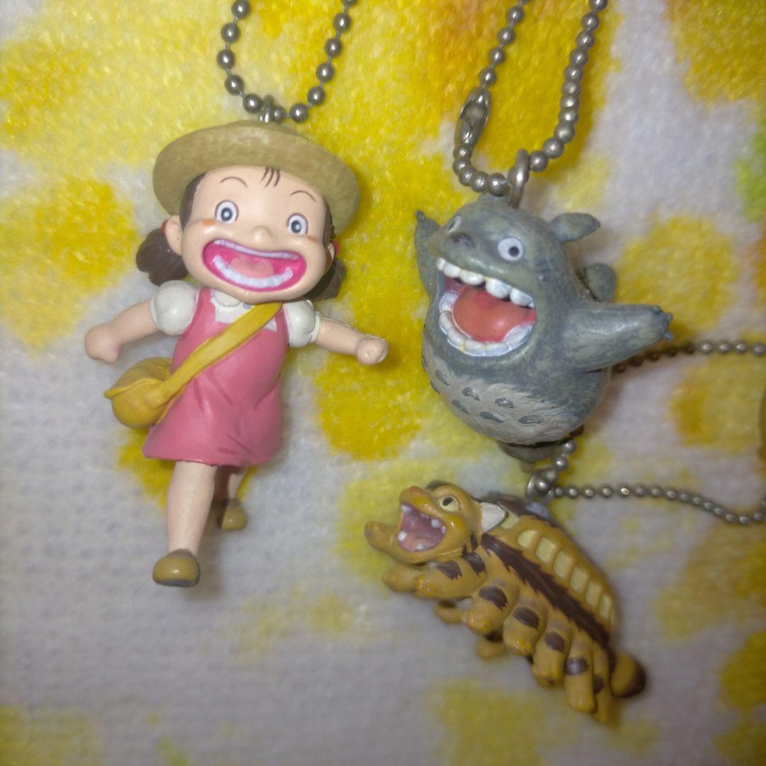 となりのトトロ！トトロ・ネコバス・メイ フィギュア ストラップセット まとめ売り