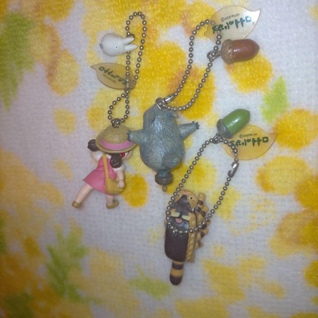 となりのトトロ！トトロ・ネコバス・メイ フィギュア ストラップセット まとめ売り