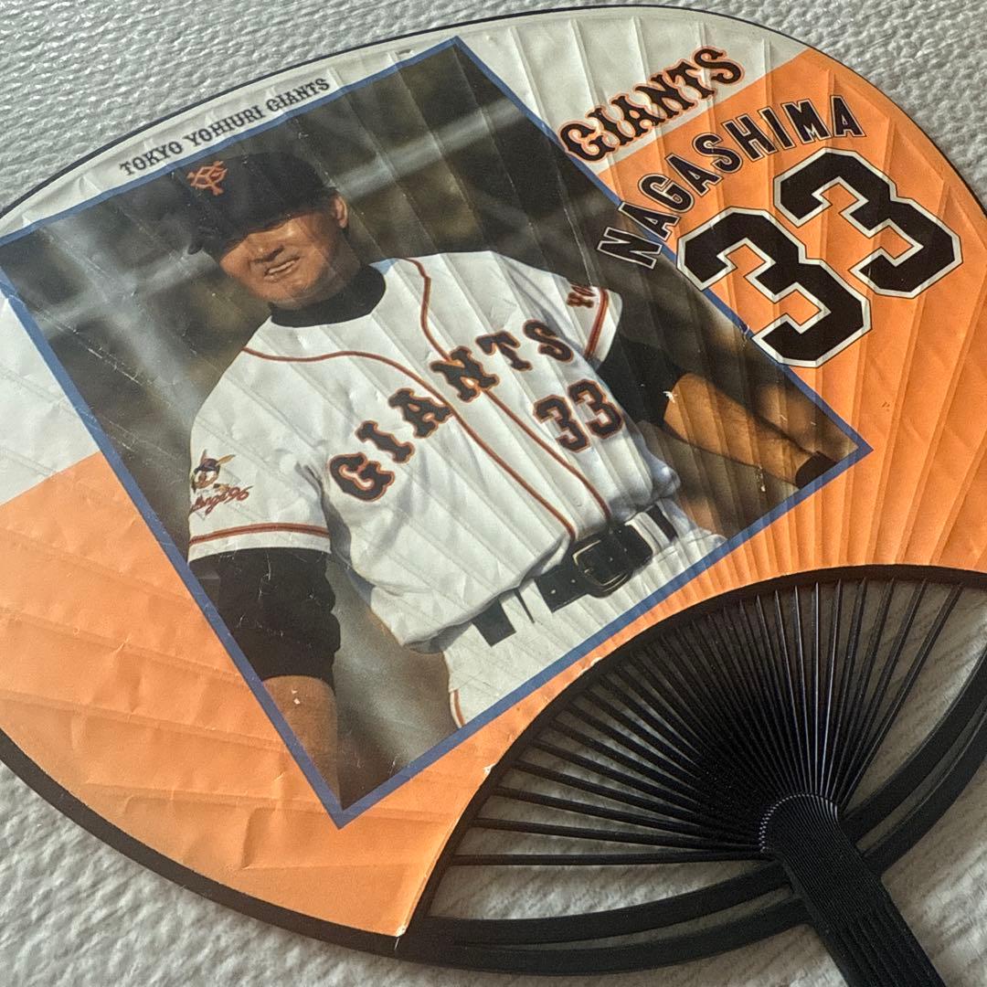 長嶋茂雄／直筆サイン色紙【 監督時代うちわ付き】