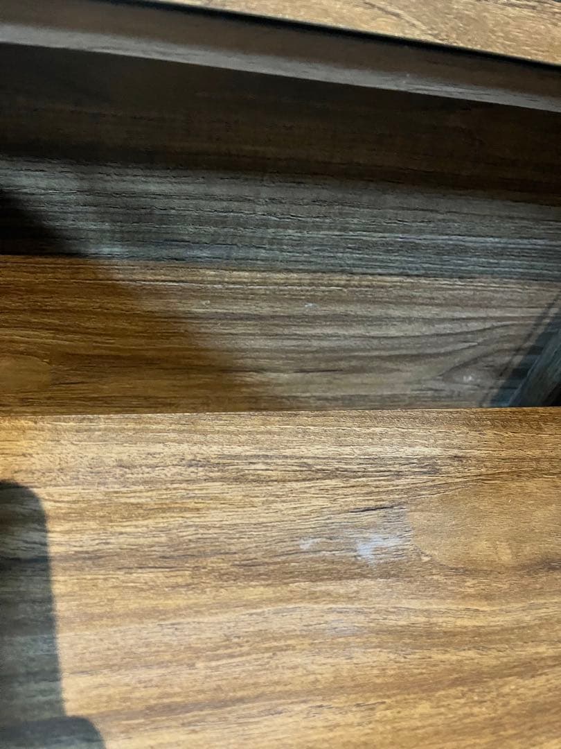 ウッド調ドレッサー・鏡台 引き出し付き