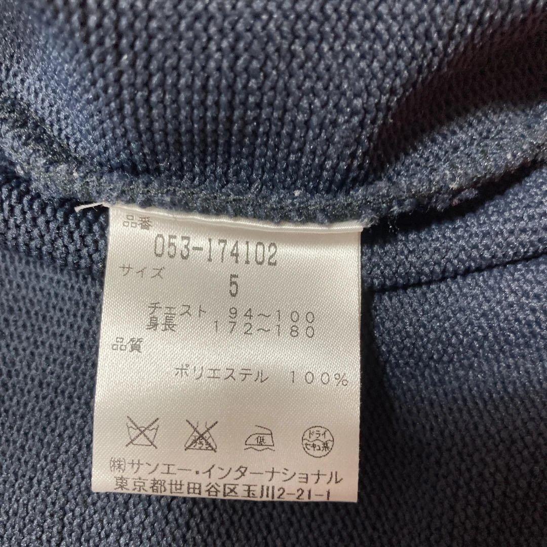 未使用級 パーリーゲイツ ドライバーズニット 25周年記念品 紺 赤 サイズ5