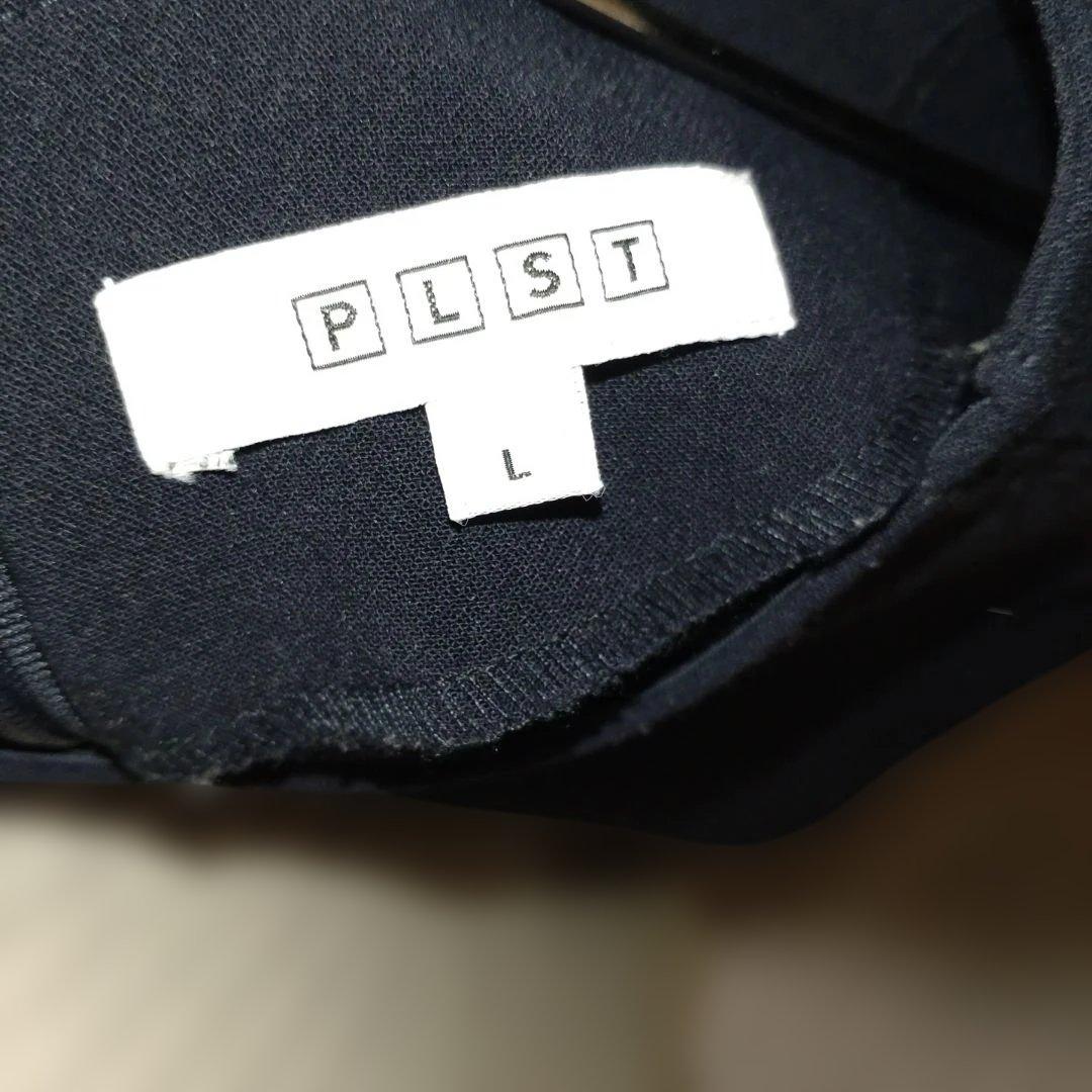 PLST プラステ 高橋志津奈コラボ ダークネイビー 七分ワンピL＆ジャケットS