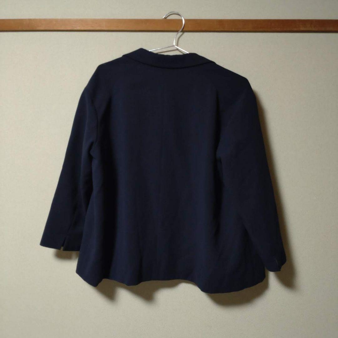 PLST プラステ 高橋志津奈コラボ ダークネイビー 七分ワンピL＆ジャケットS