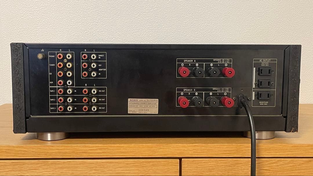 【動作品】Sony TA F-333ESGプリメインアンプ