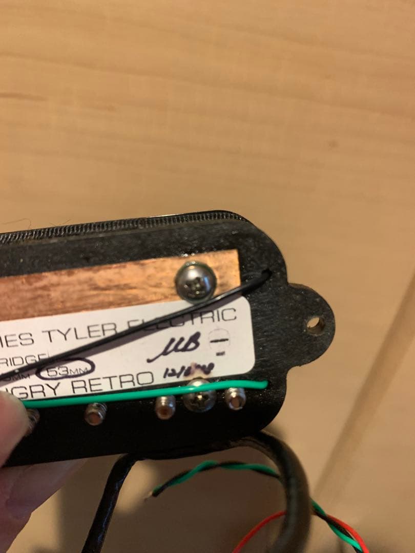 JAMES TYLER ELECTRIC MAXIMUM TONE ピックアップ