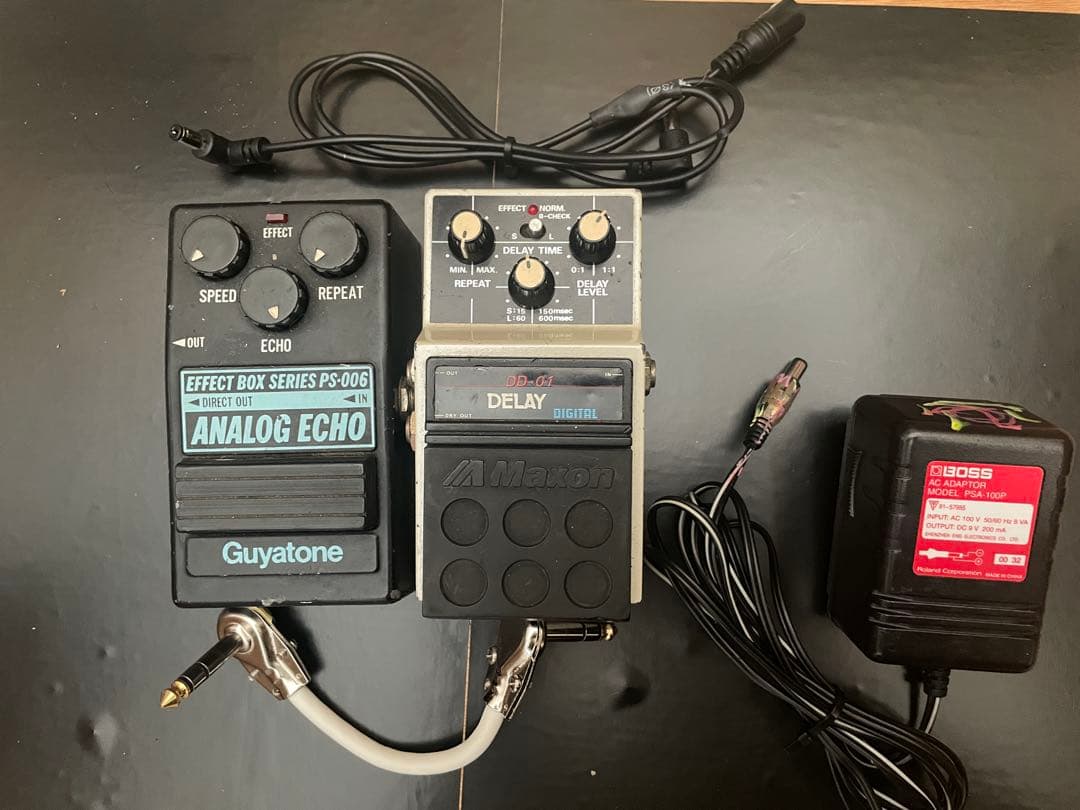 Maxon DD01 ディジタル & guyatone ANALOG セット2体