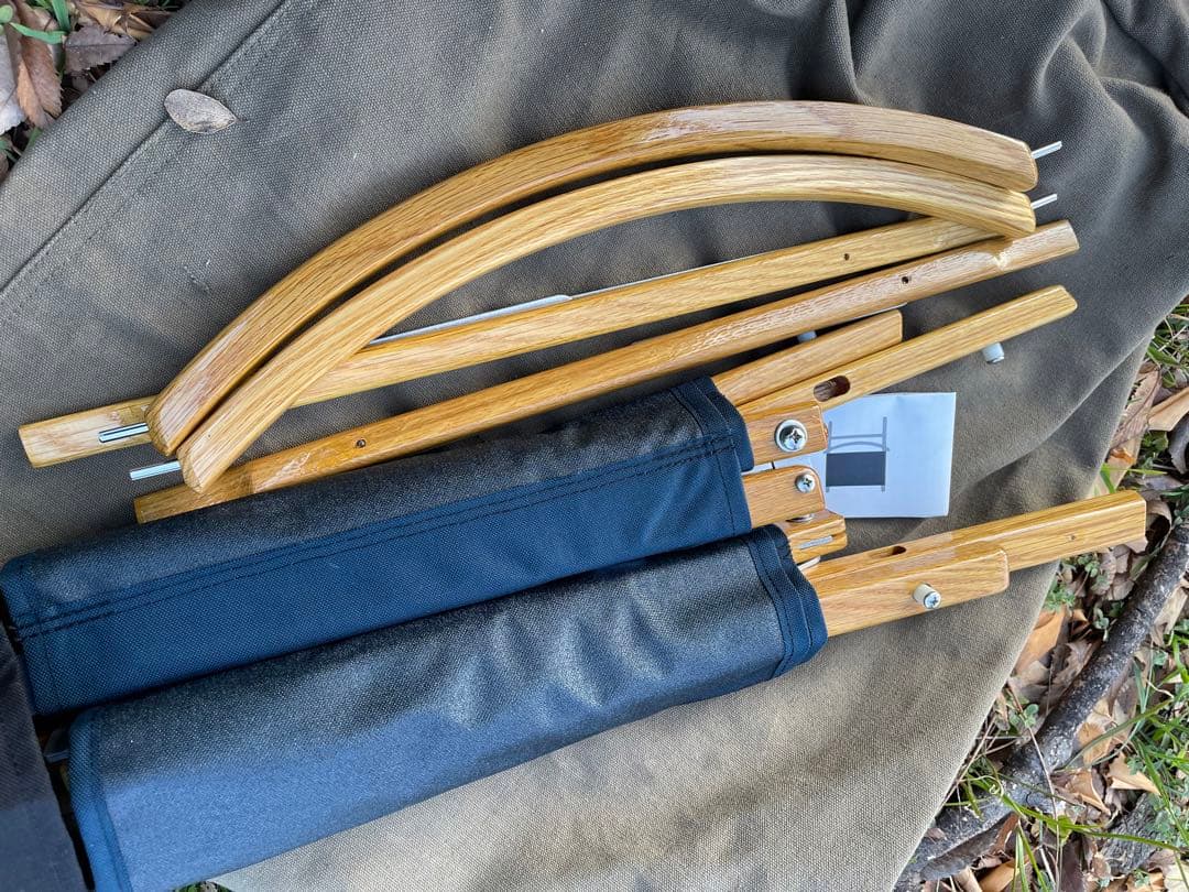 【未使用】カーミットチェア スタンダードオーク　ネイビー刻印なし　おまけ付き