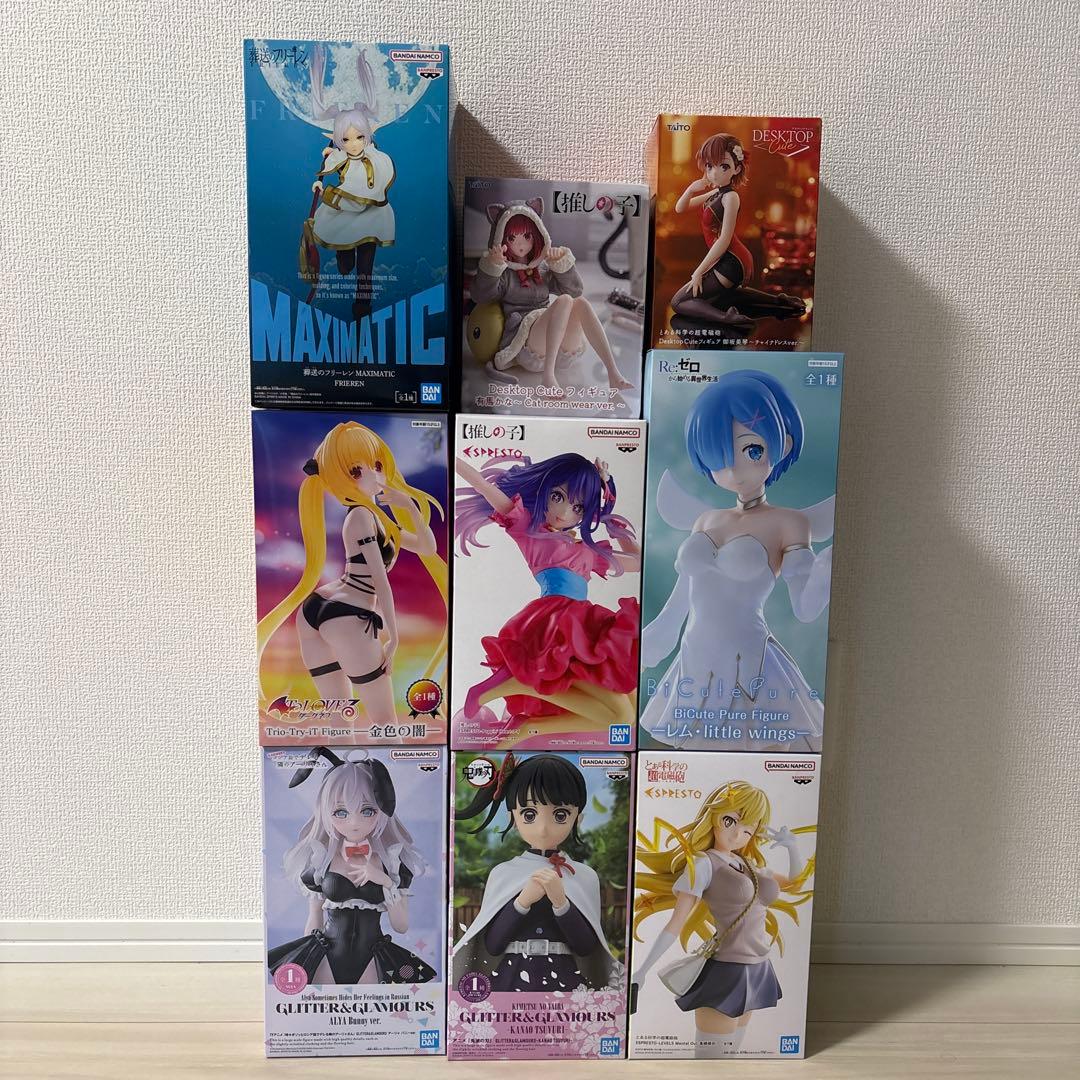 美少女フィギュアまとめ売り9点　新品未開封