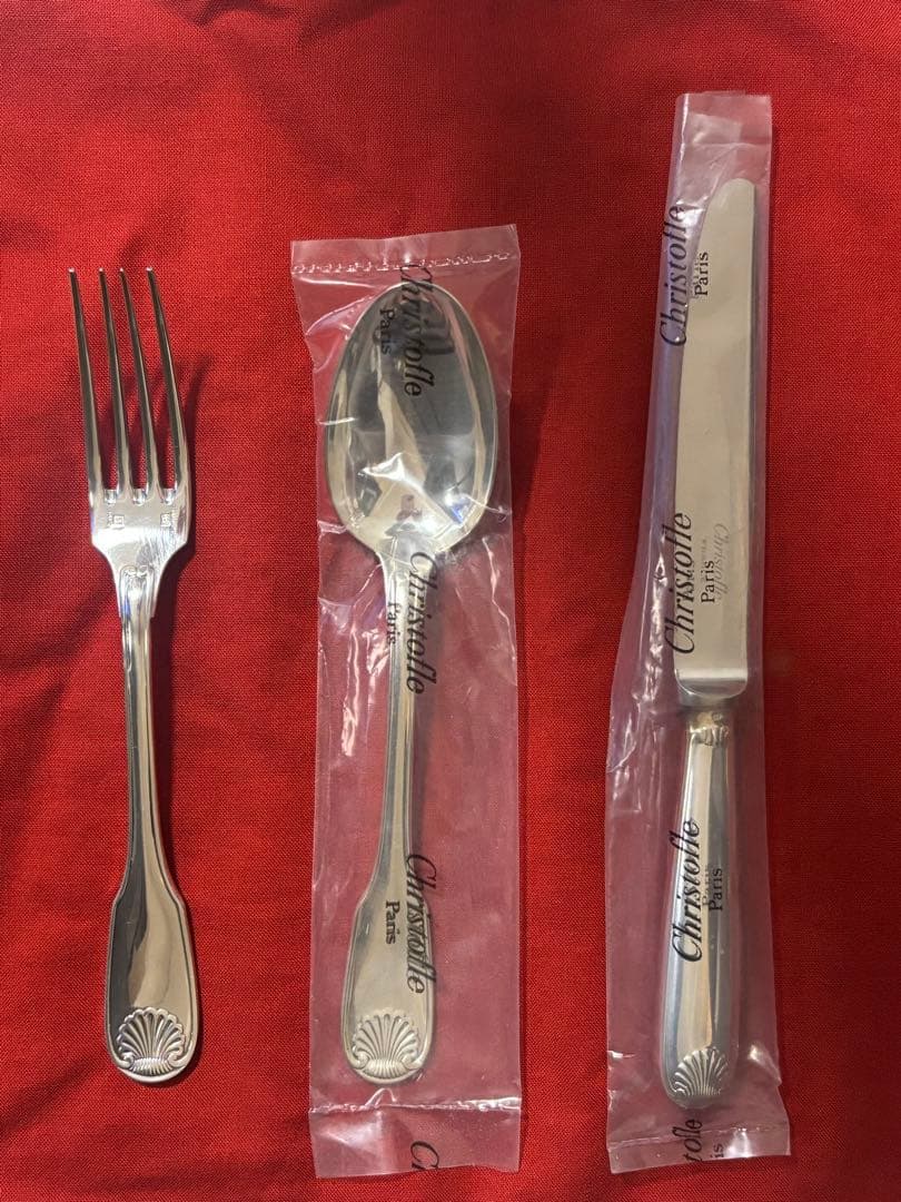 Christofle ヴァンドーム　デザートフォーク スプーン ナイフ
