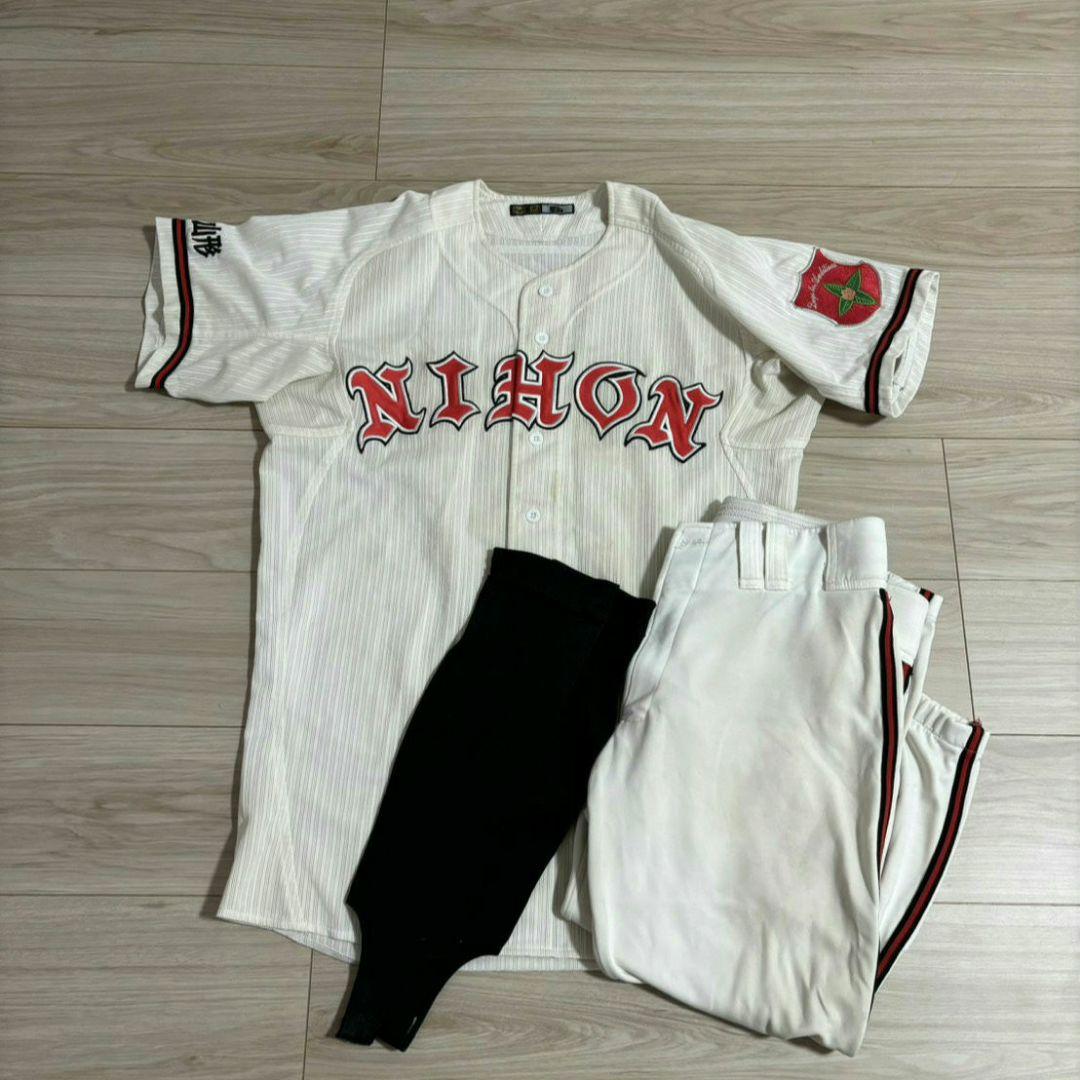 ☆日大山形　ユニフォーム＋ズボン＋ソックスのセット　高校野球