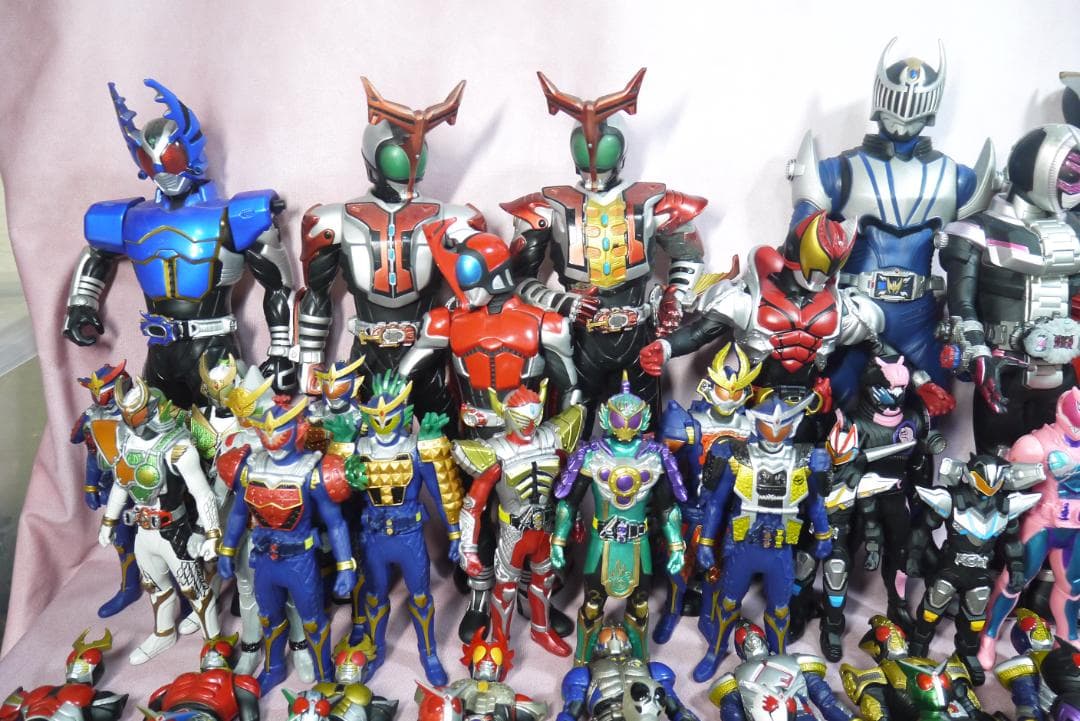 ライダーヒーローシリーズ　ビッグサイズソフビフィギュア　125体セット