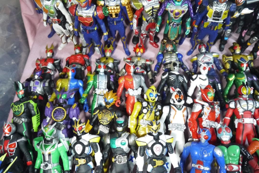 ライダーヒーローシリーズ　ビッグサイズソフビフィギュア　125体セット