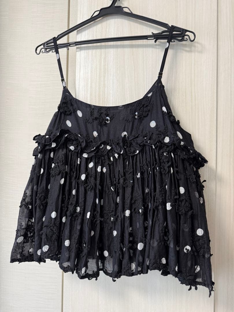 きょうこ様　クリンクルクリンクル　3D embroidery dot キャミ