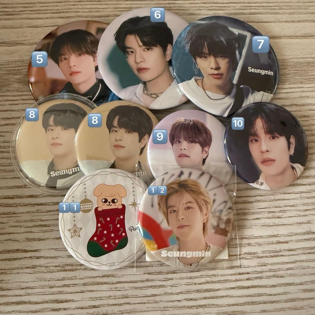 Straykids スンミン 缶バッジ バラ売りのみ 即購入❌