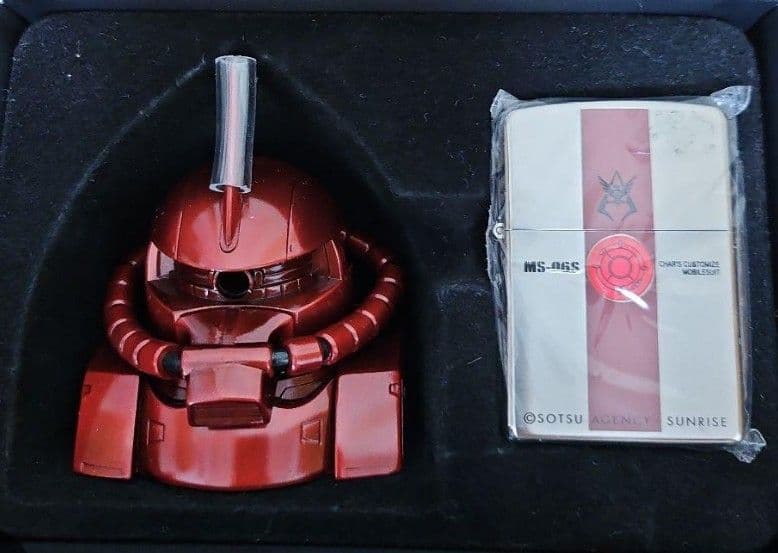 MS-06 ZIPPO HEAD STAND MODEL シャア専用ザク