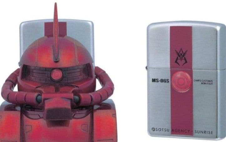 MS-06 ZIPPO HEAD STAND MODEL シャア専用ザク