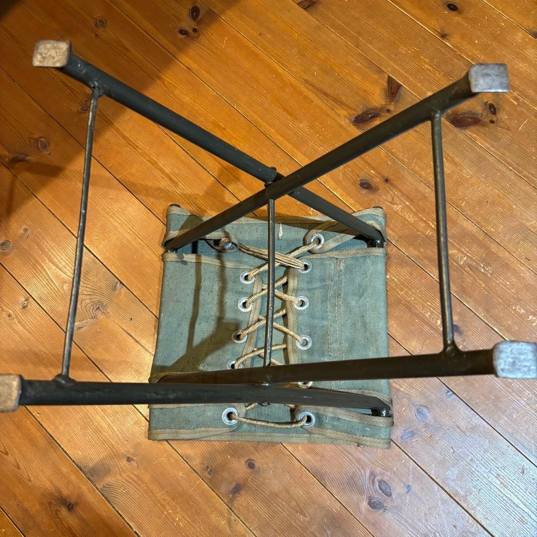 実物　ポーランド軍 フォールディングチェア