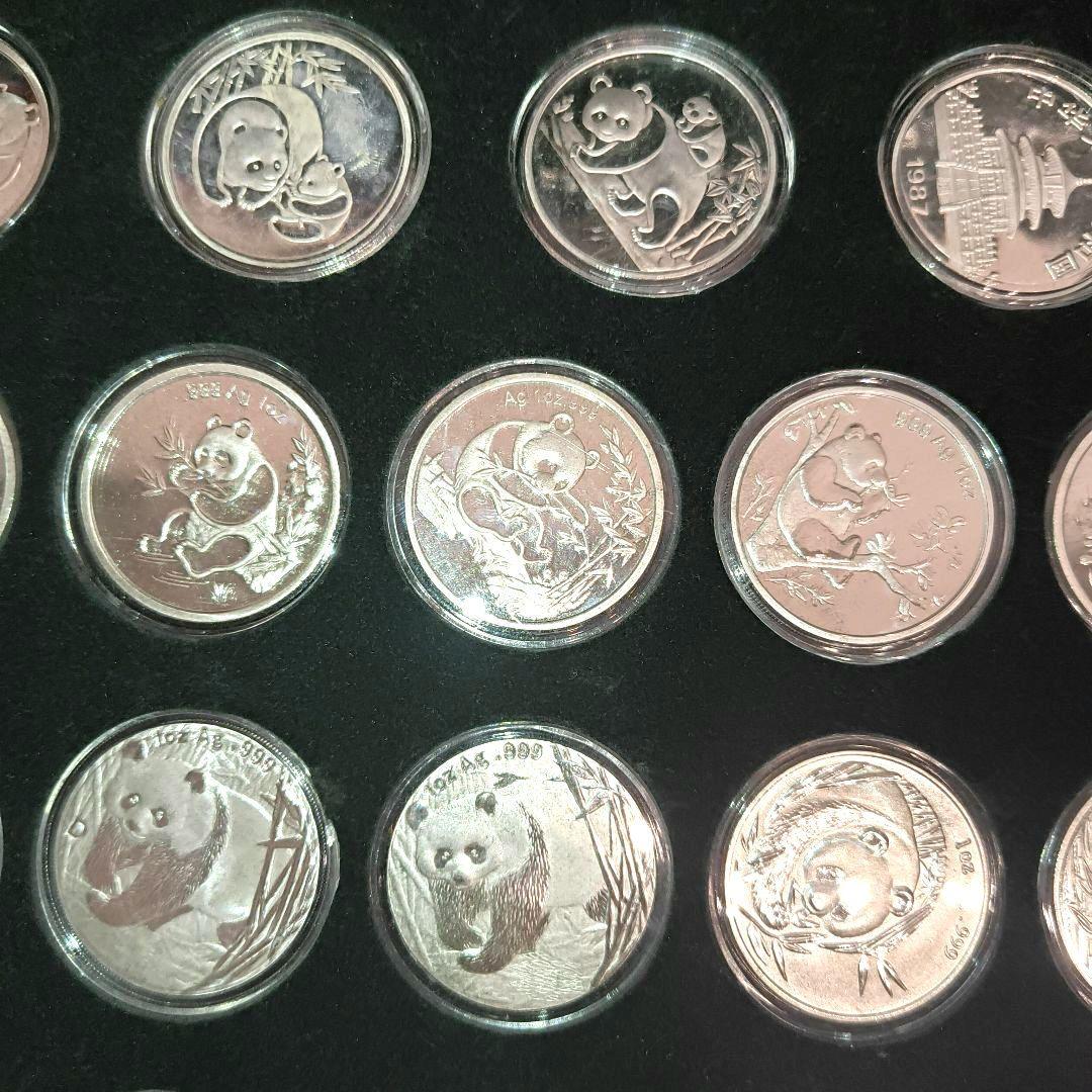 ☘️中国パンダ記念メダルセット パンダグッズ 木製ケース付き