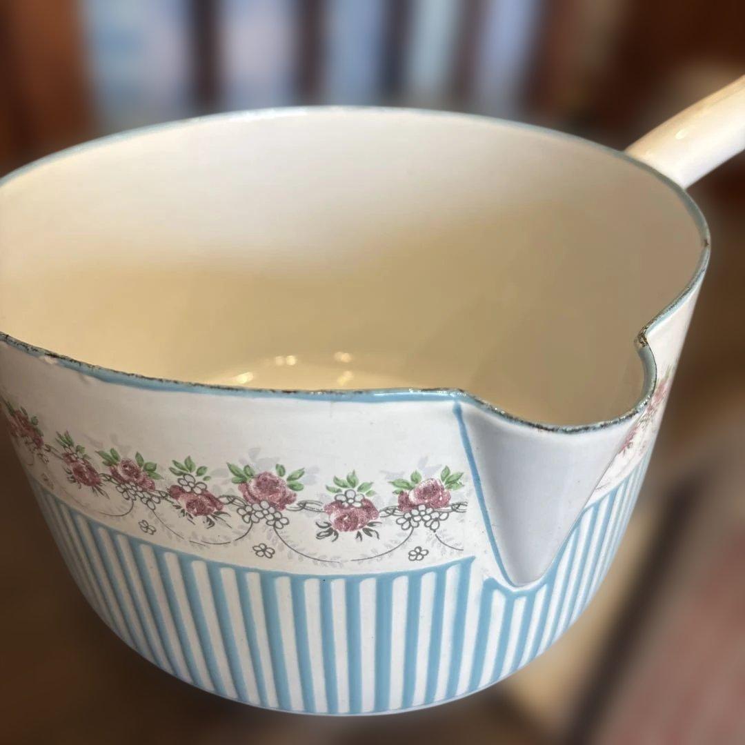 m*a様 BB社 ローズバンド フランス アンティーク ホーロー