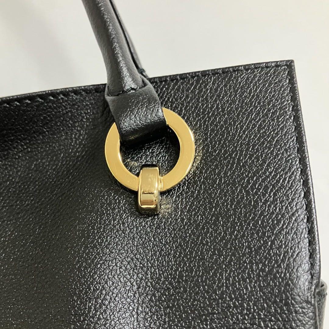 新品未使用　濱野皮革工藝　HAMANO グレースディライトトート　黒　高市総理