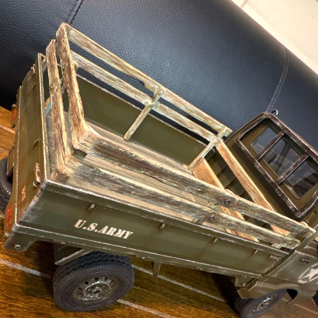 WPL D14 軽トラ ラジコン 世田谷ベース仕様ミリタリー調 4WD RC