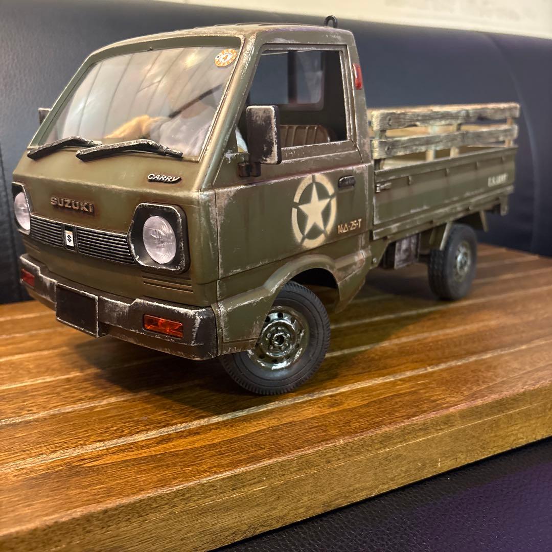 WPL D14 軽トラ ラジコン 世田谷ベース仕様ミリタリー調 4WD RC