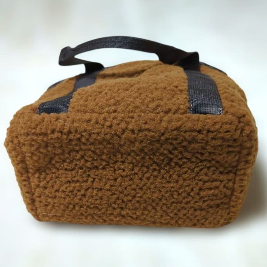 ブリーフィング　ボア トートバッグ　カートバッグ リバーシブル　ブラウン