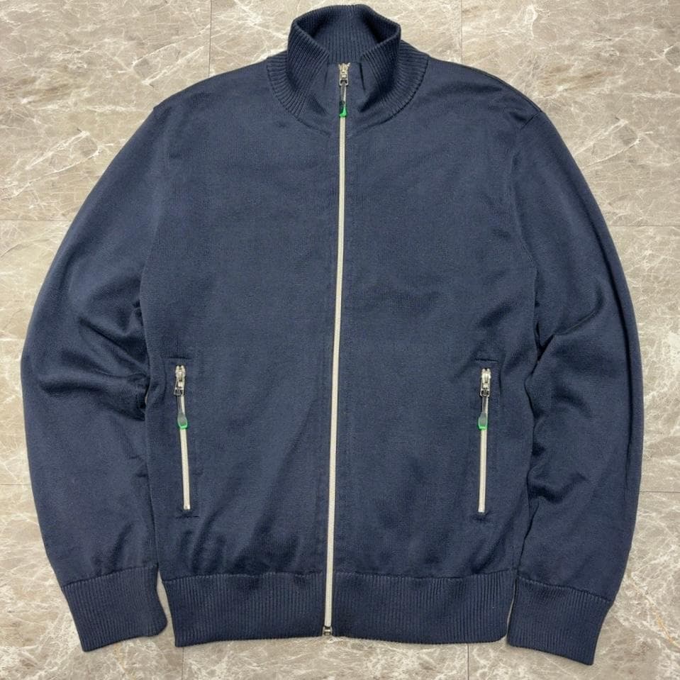 防風 ZegnaSport ドライバーズニット ジップアップニット TEFLON