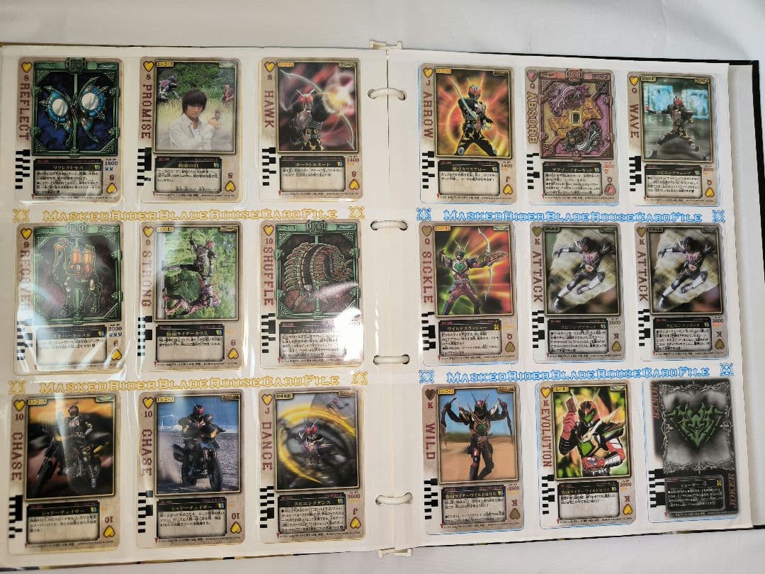 ⭕セット売りのみ⭕ ラウズカード 専用ファイル付 カード 仮面ライダーブレイド