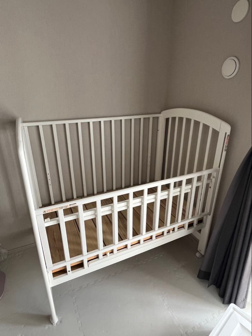 KATOJI　ベビーベット　ハイポジションアーチ　白　内寸120×70cm）