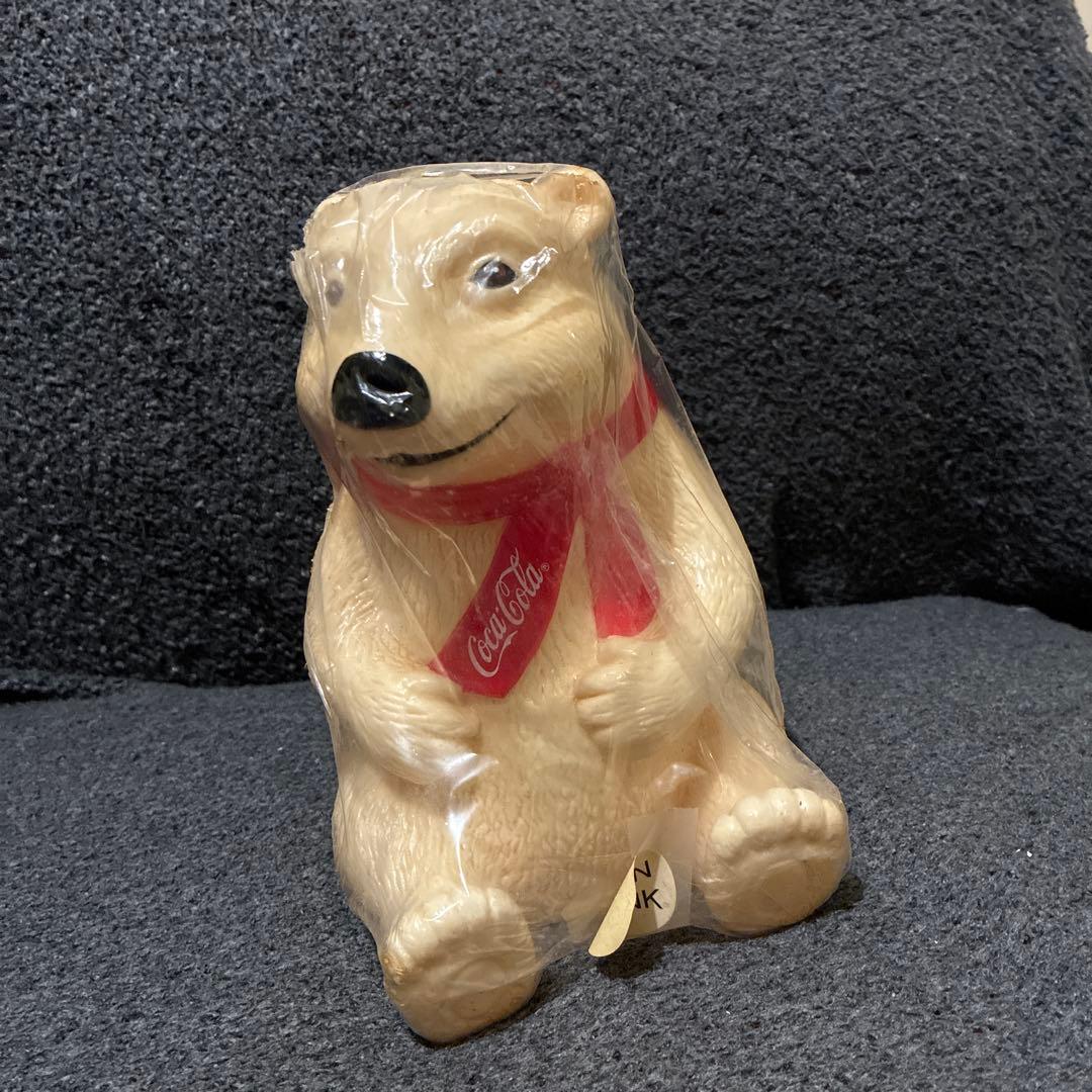 コカコーラ　白熊　貯金箱　新品 アメトイ　アドバタイジング