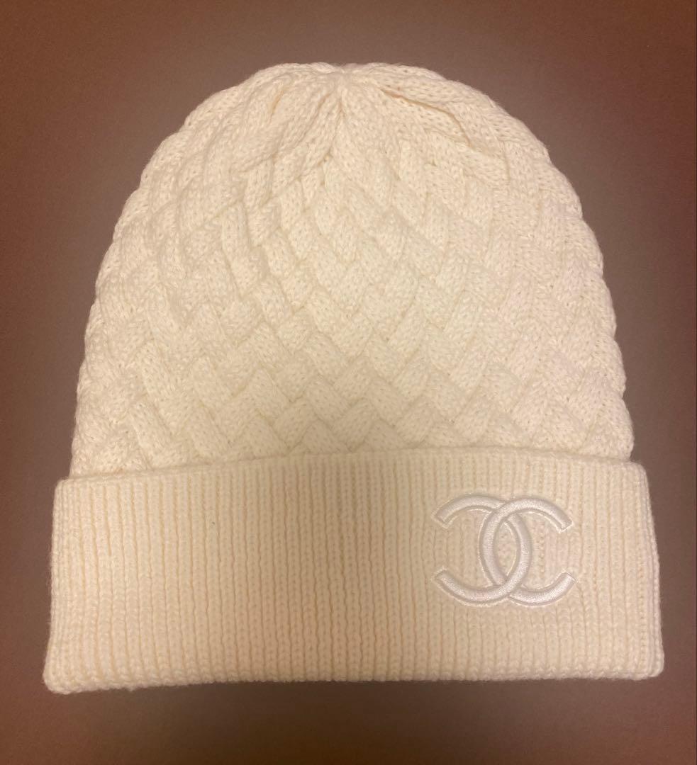【新品未使用】 CHANEL シャネル ニット帽 ノベルティ