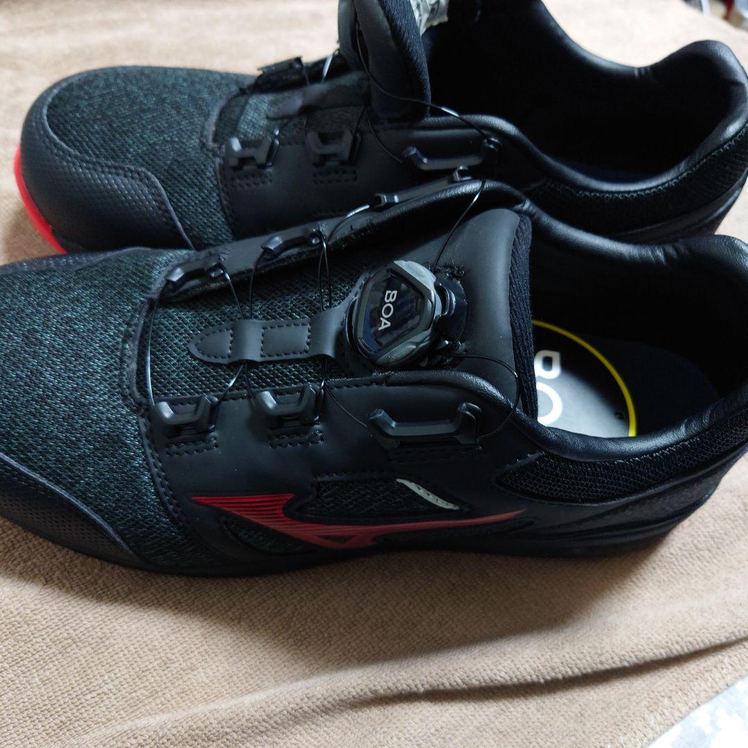 新品Mizuno BOA 安全靴 ブラック