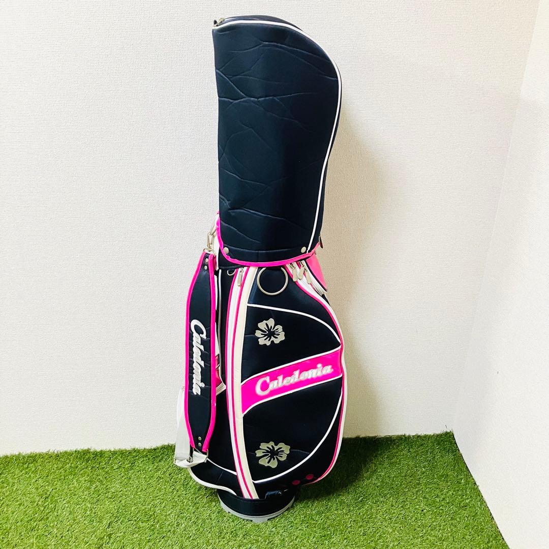 フィットウェイ レディース ゴルフクラブセット 8本 花柄 キャディバック